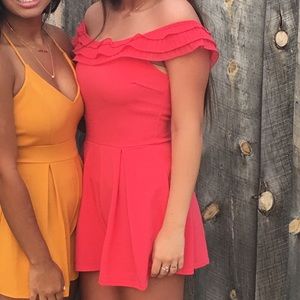 Off-the-Shoulder romper